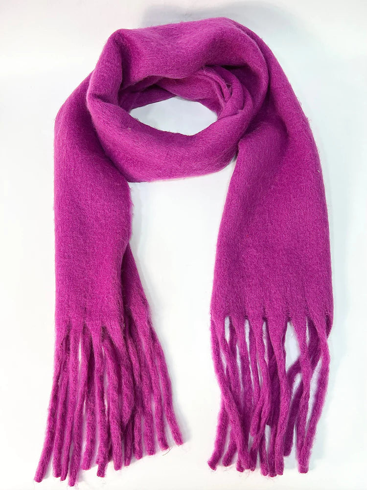 Chunky Knit Scarf - Pink - Pink Waters 