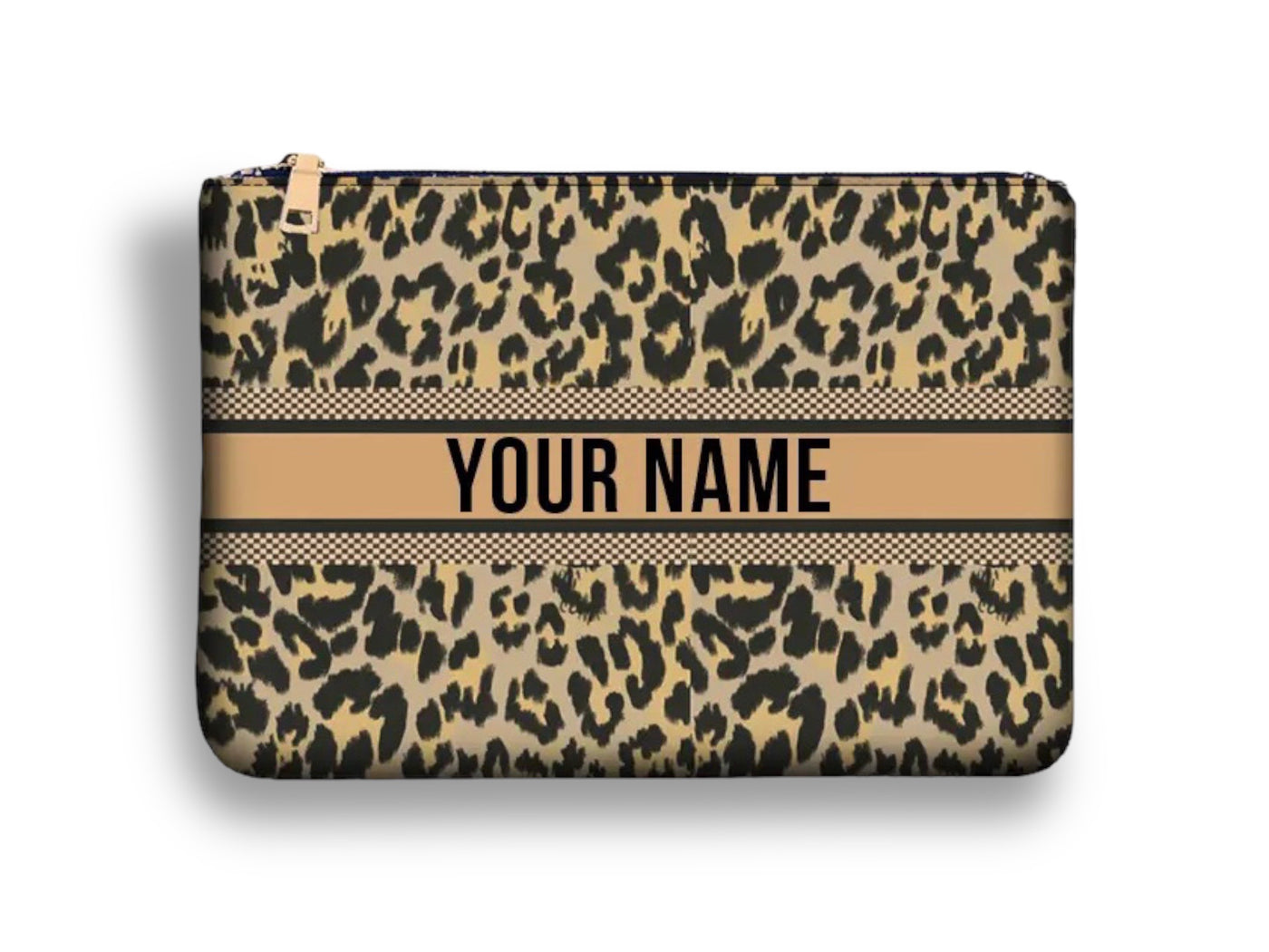 ABC Personalised Clutch - ANIMAL - Pink Waters 