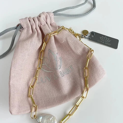 ZOE Luv & Bart Necklace - Pink Waters 
