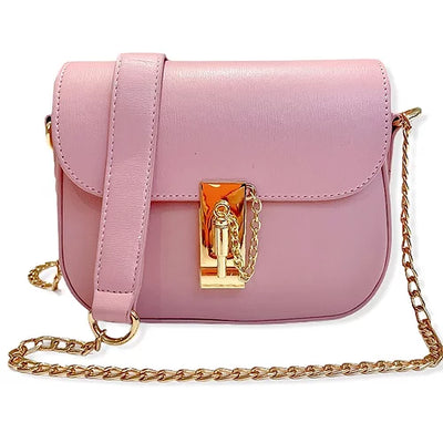 Pink Chain Handbag - Pink Waters 