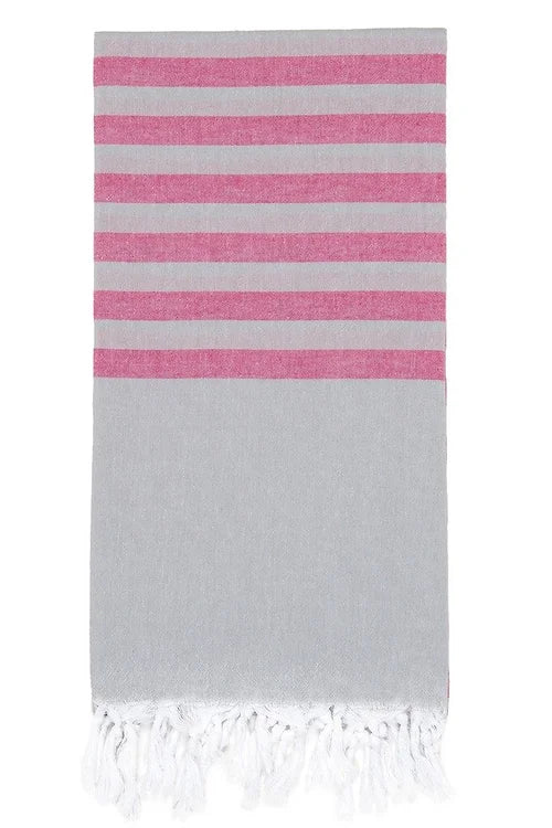 Fushcia Peshtemal Towel - Pink Waters 