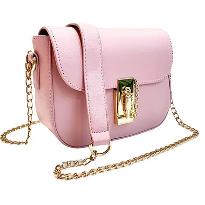 Pink Chain Handbag - Pink Waters 