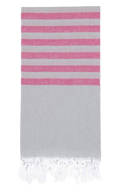 MONOGRAMMED TIA Peshtemal Hamman Towel - Pink Waters 