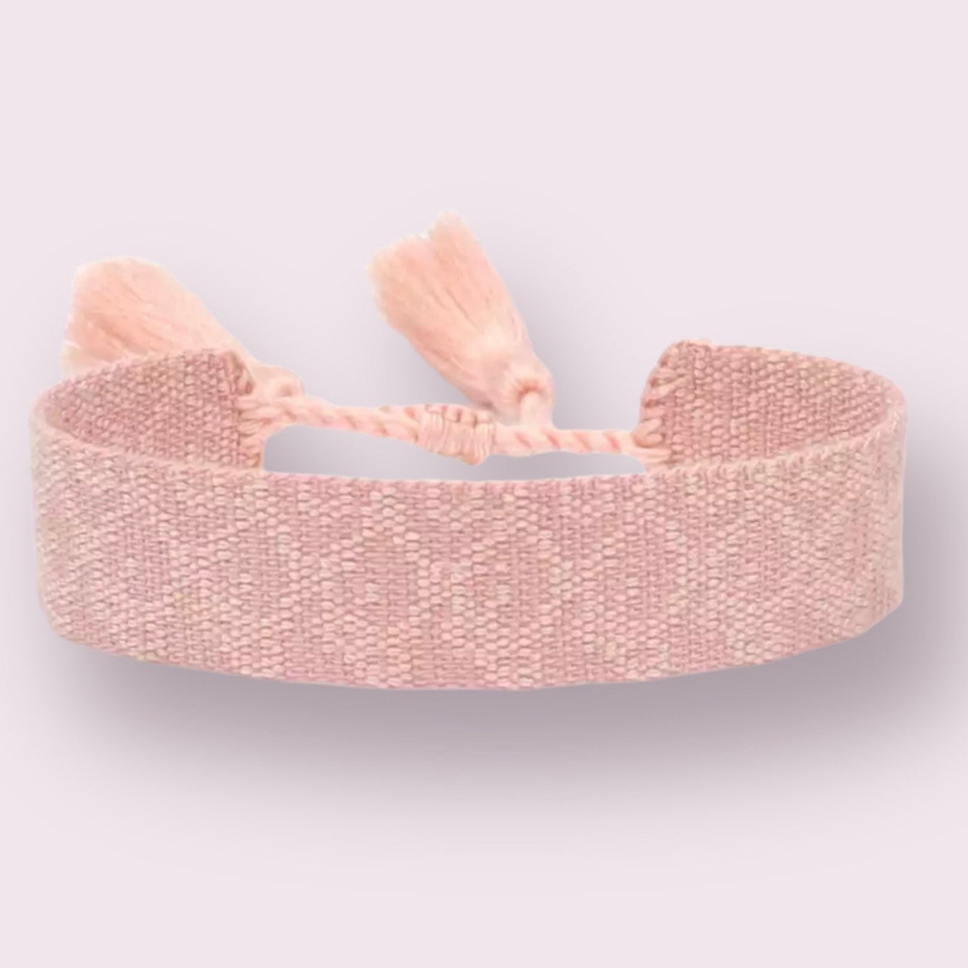 Canvas/Woven Personalised Friendship Bracelet - Pink Waters 
