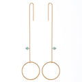 CAROLINE Earrings Amazonite-Pink Waters 