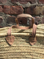 Ibiza - Medium Plain French Style Basket-Pink Waters 