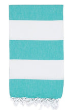 MONOGRAMMED BOLD Peshtemal-Pink Waters 