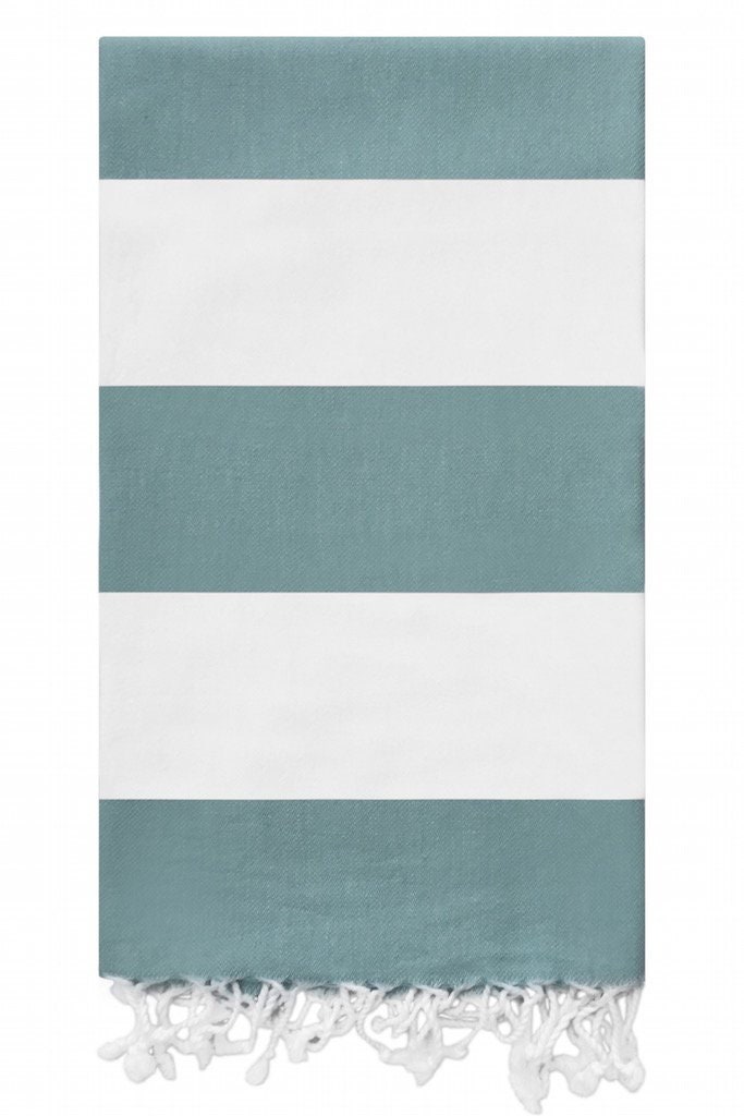 MONOGRAMMED BOLD Peshtemal-Pink Waters 