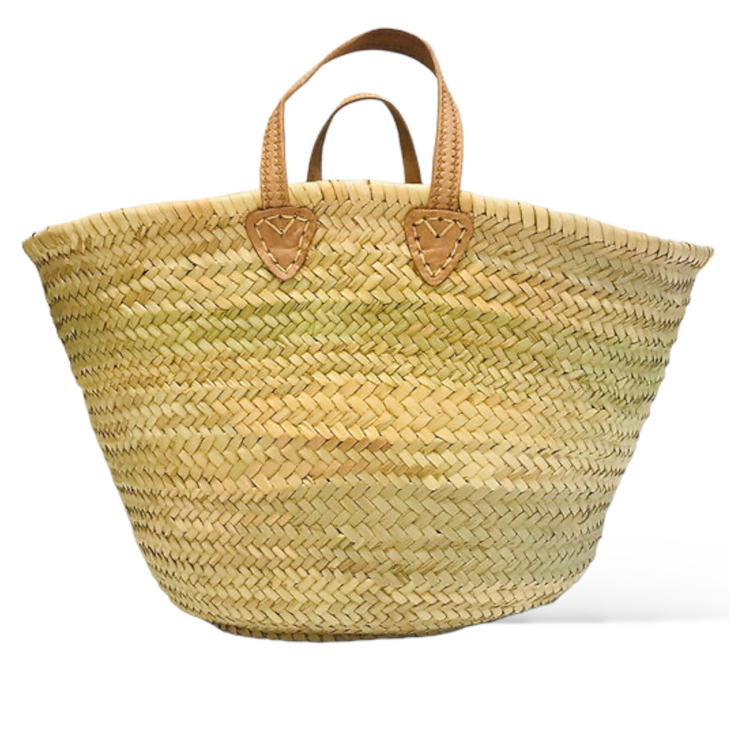 Ibiza - Medium Plain French Style Basket-Pink Waters 