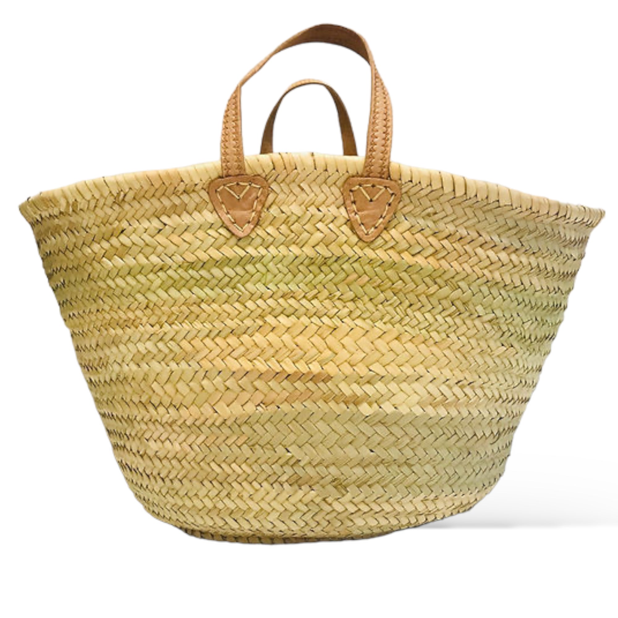 Ibiza - Medium Plain French Style Basket-Pink Waters 