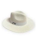 ANTIBES Personalised Fedora - WHITE-Pink Waters 