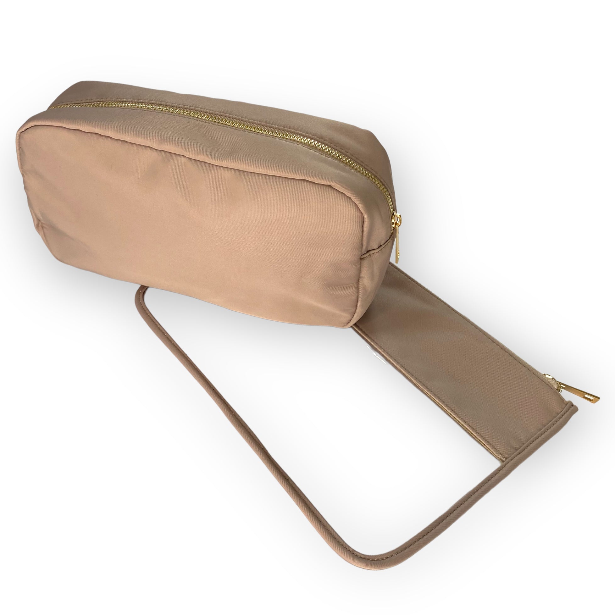Personalised Makeup Bags/Travel Set - Beige-Pink Waters 