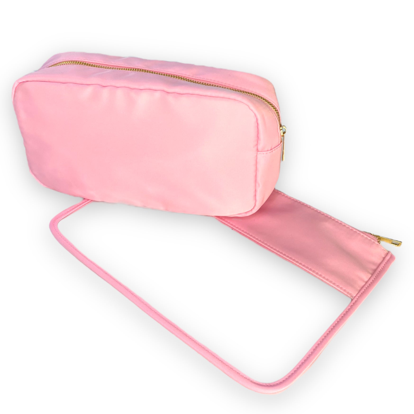 Personalised Makeup Bags/Travel Set - Pale Pink-Pink Waters 