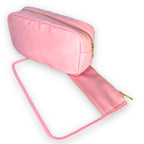 Personalised Makeup Bags/Travel Set - Pale Pink-Pink Waters 