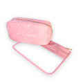 Personalised Makeup Bags/Travel Set - Pale Pink-Pink Waters 