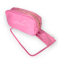 Personalised Makeup Bag/Travel Set - Pink-Pink Waters 