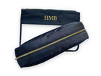 Personalised Makeup Bags/Travel Set - Black-Pink Waters 