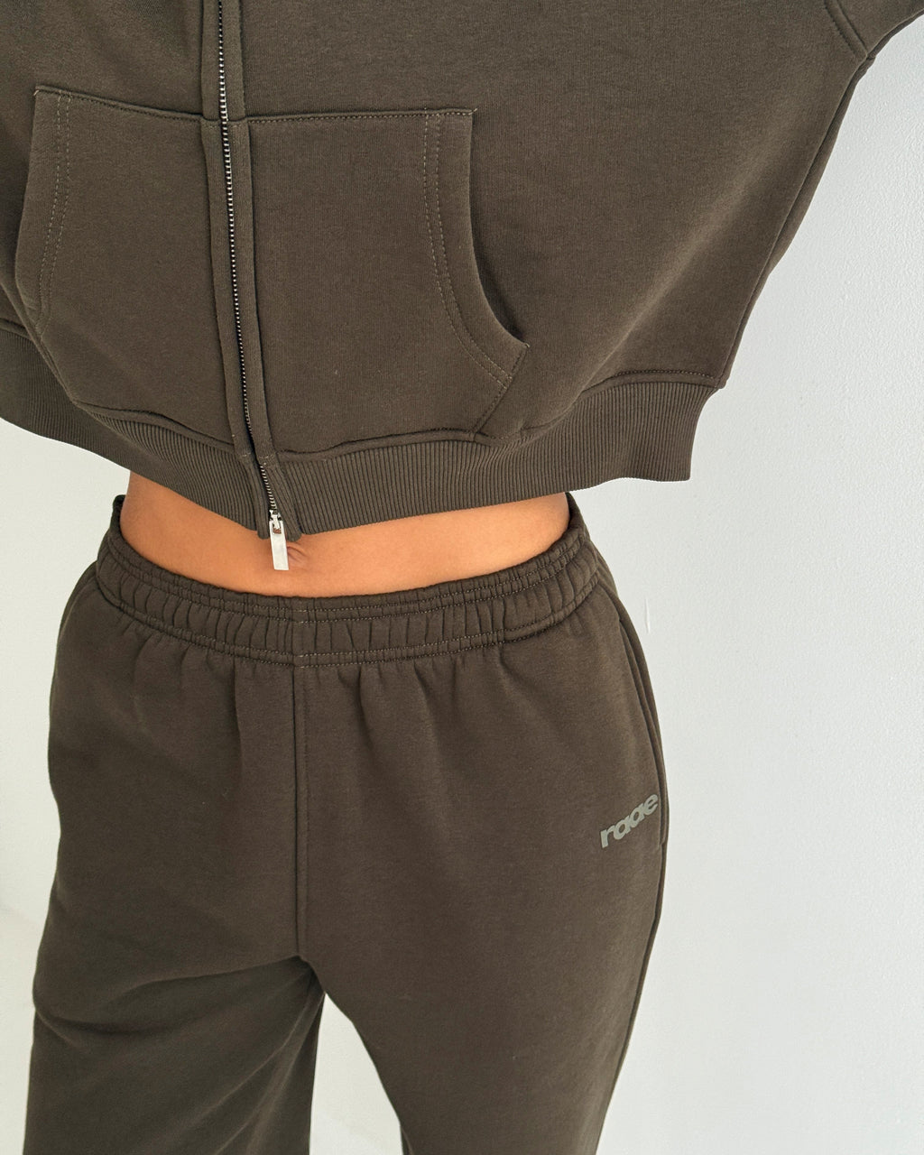 Smokey Olive Straight Leg Joggers-Pink Waters 
