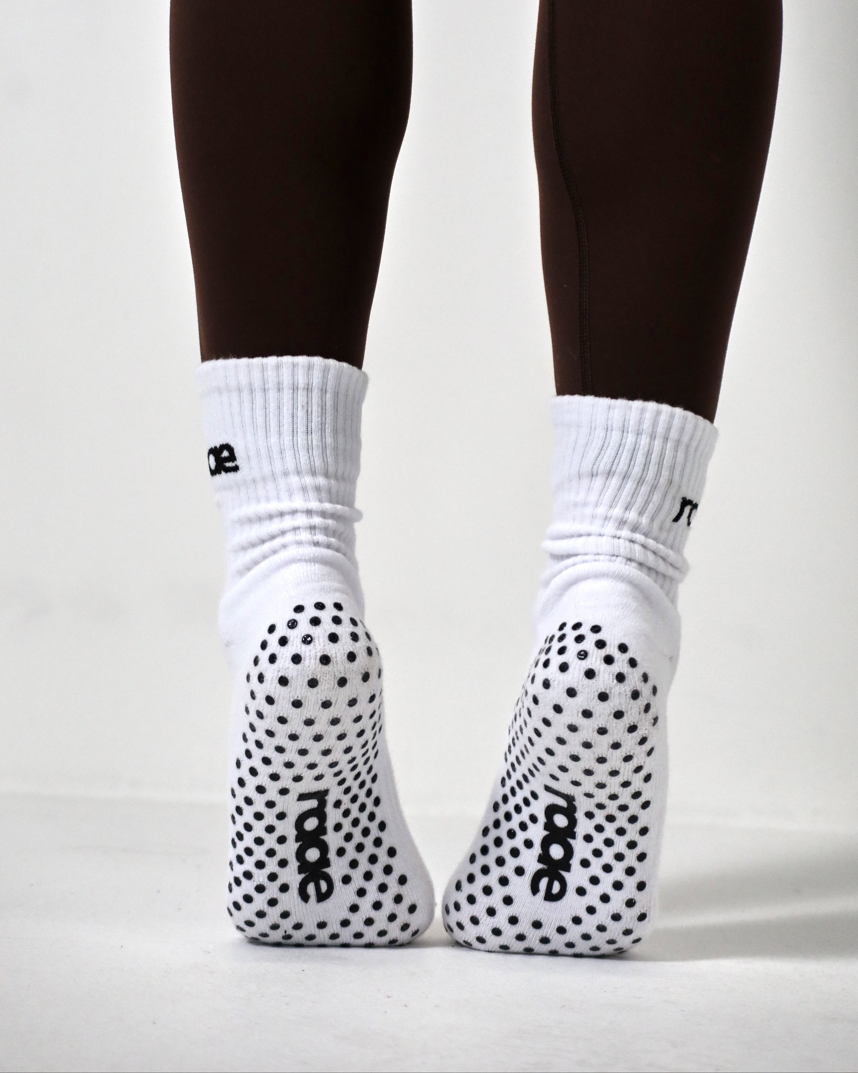 Pilates Grip Socks-Pink Waters 