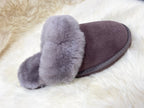 Sheepskin Mule Slippers - Truffle-Pink Waters 