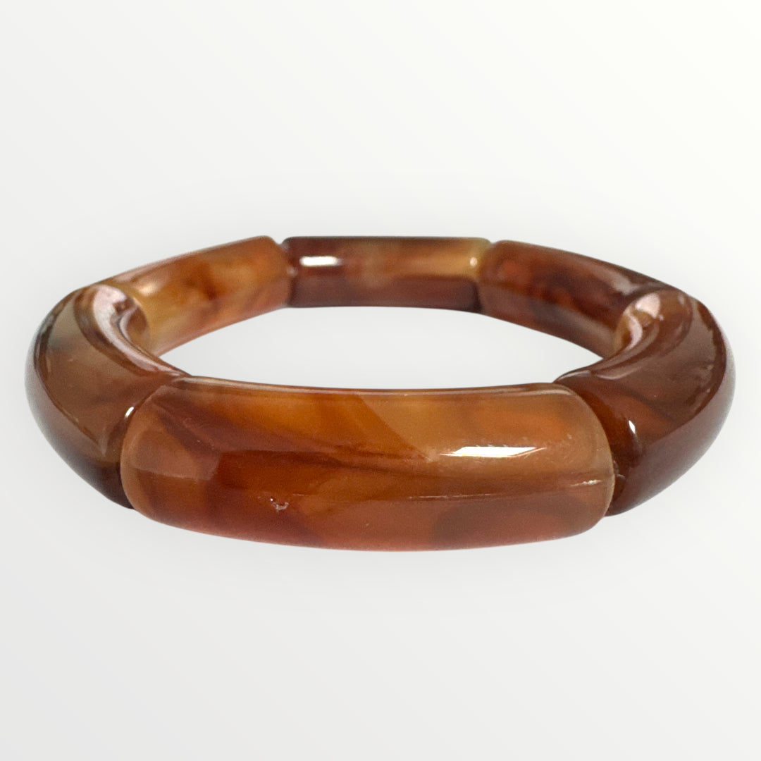 Resin Bangles - 4 Colours-Pink Waters 