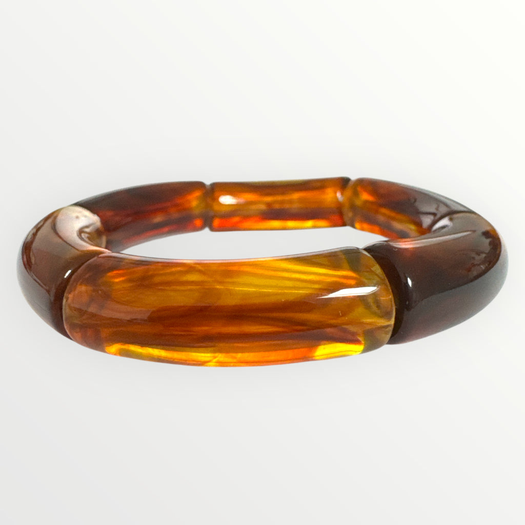Resin Bangles - 4 Colours-Pink Waters 