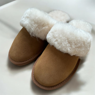 Sheepskin Mule Slippers - Chestnut