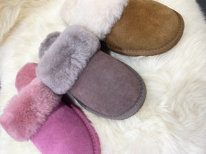 Sheepskin slippers