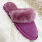 Sheepskin Mule Slippers - Pink-Pink Waters 