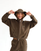 Smokey Olive Hoodie-Pink Waters 