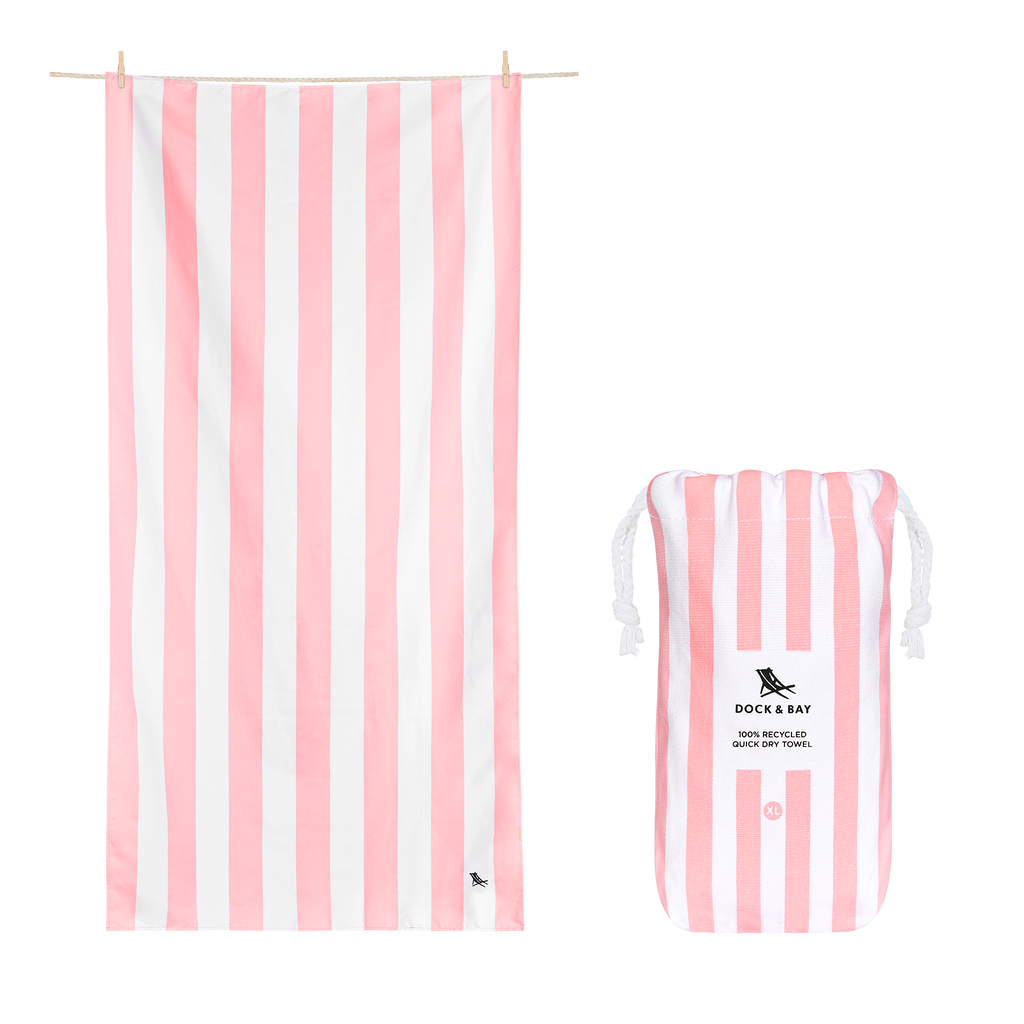 XL Malibu Pink Beach Towel