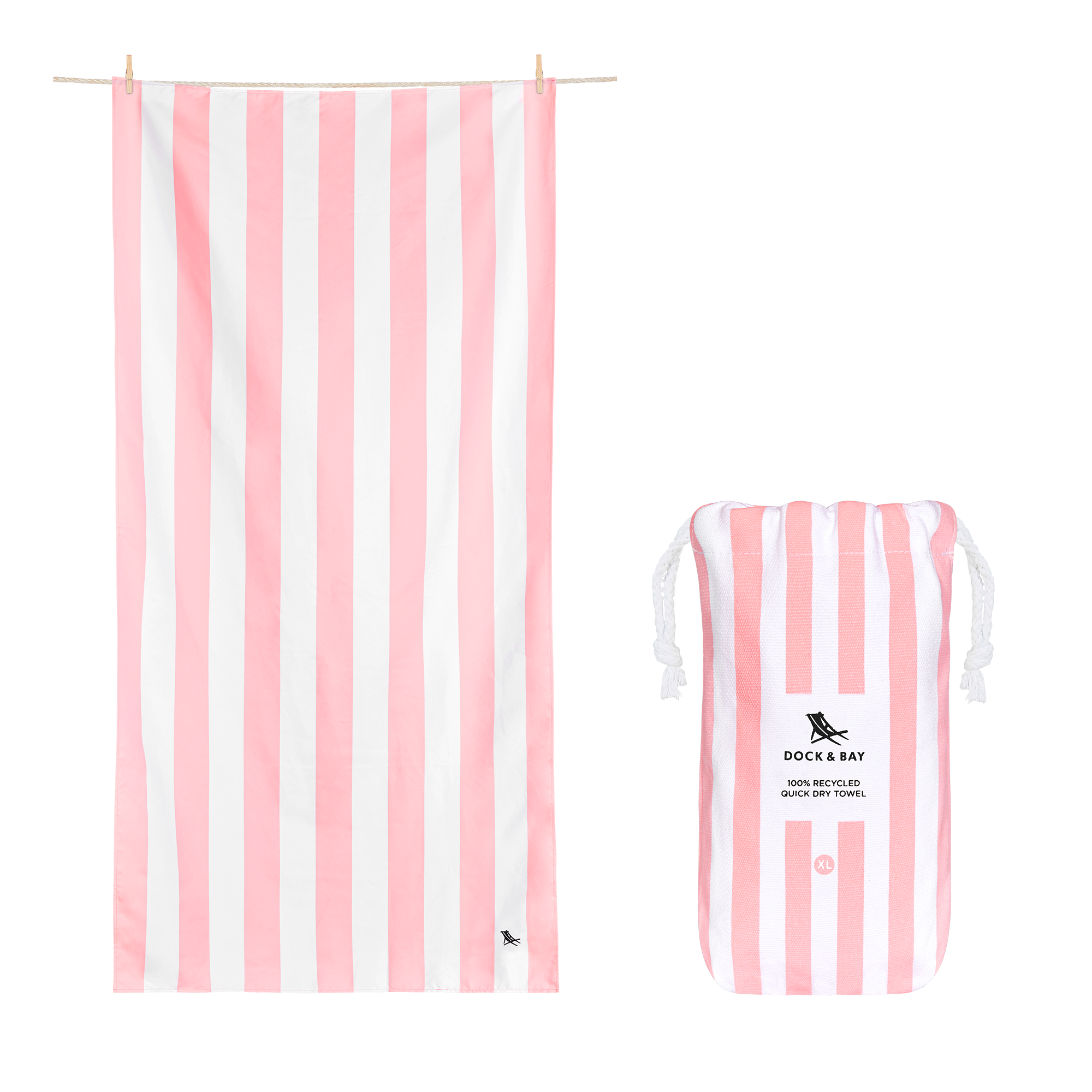 XL Malibu Pink Beach Towel