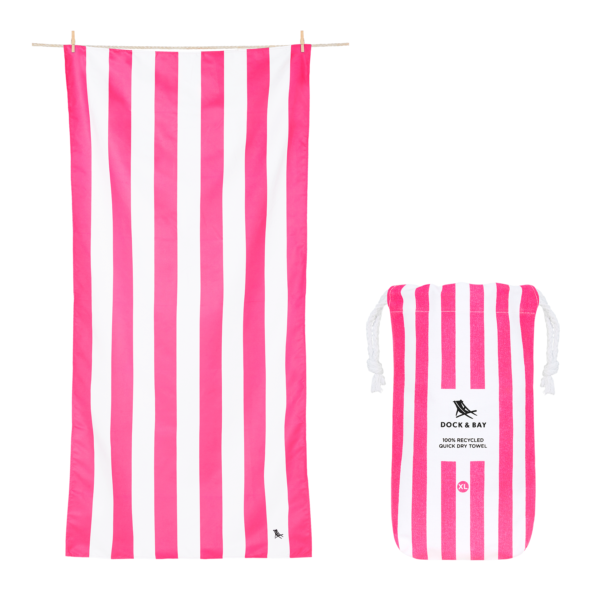 XL Phi Phi Pink Beach Towel