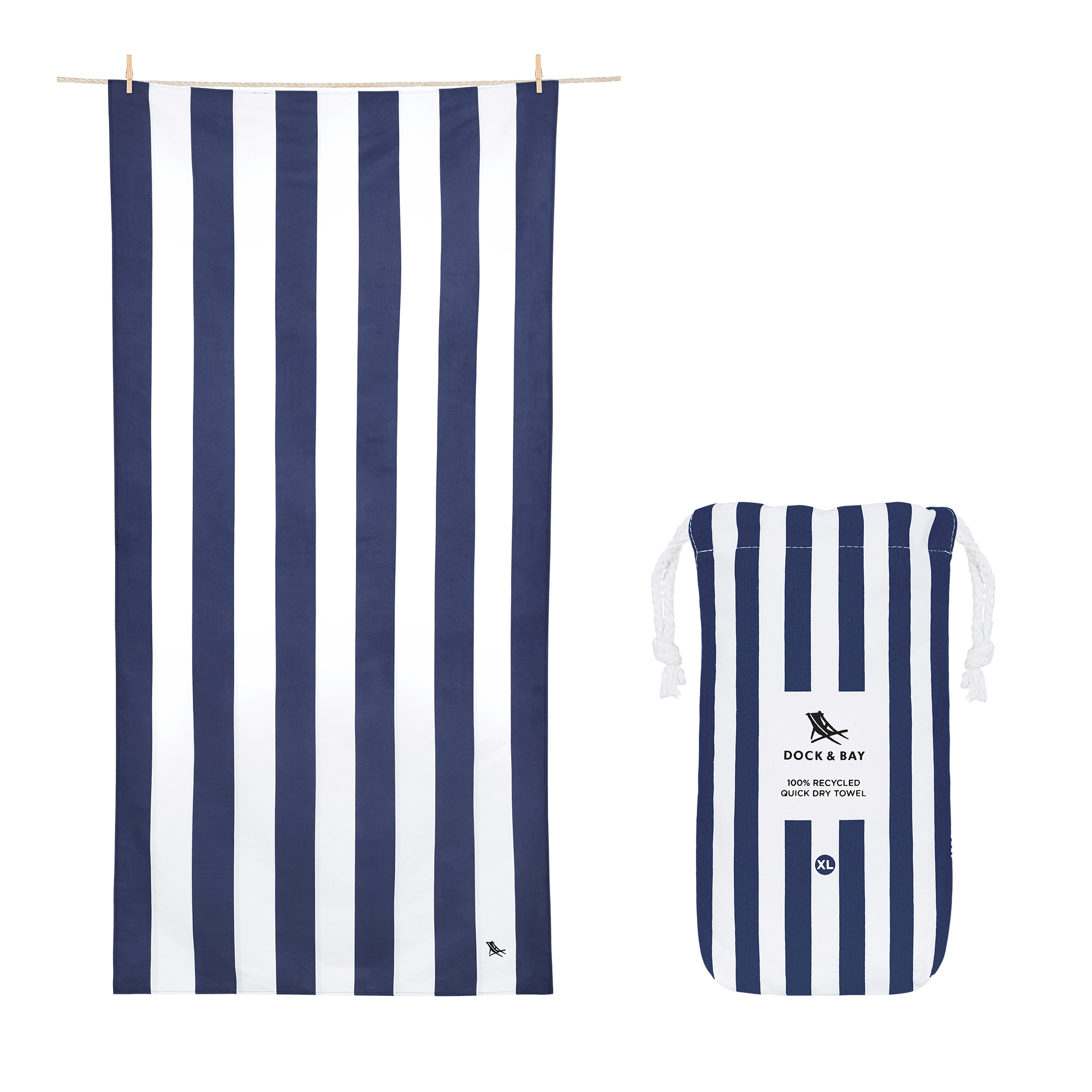 XL Whitsunday Blue Beach Towel