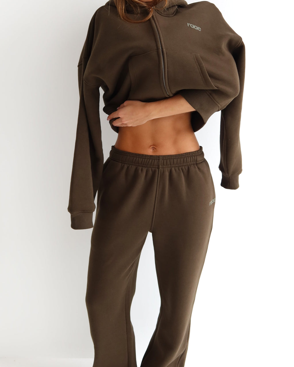 Smokey Olive Hoodie-Pink Waters 