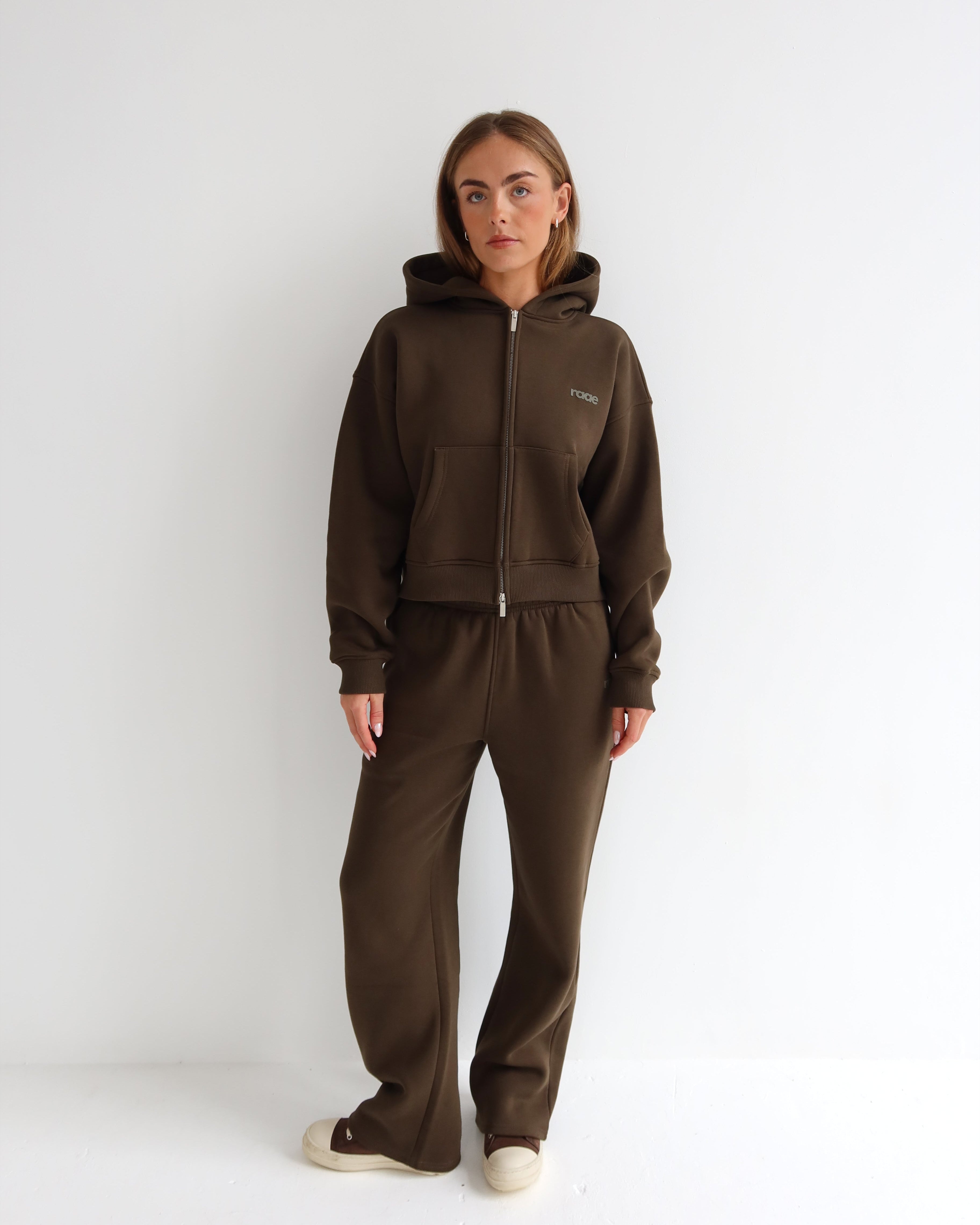 Smokey Olive Straight Leg Joggers-Pink Waters 