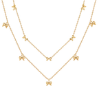 Celeste Bow Chain Necklace