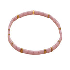 Pink  - Tila Beaded Bracelet-Pink Waters 