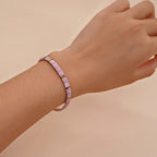 Pink  - Tila Beaded Bracelet-Pink Waters 