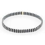 Black/White  - Tila Beaded Bracelet-Pink Waters 