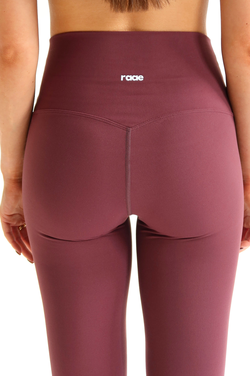 Burgundy Sculpt Leggings-Pink Waters 
