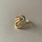 Cece Luxe 18k Gold Plated Ring of
