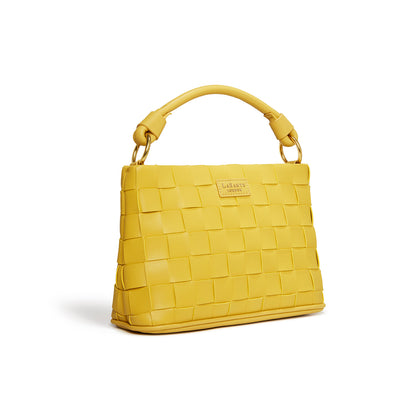 Bella Mustard Vegan Mini Crossbody Bag-2