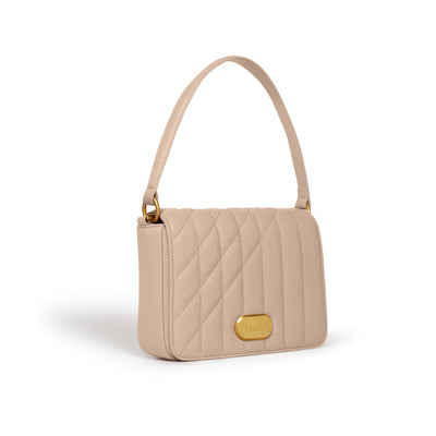 Iris Shoulder Bag in Beige-2