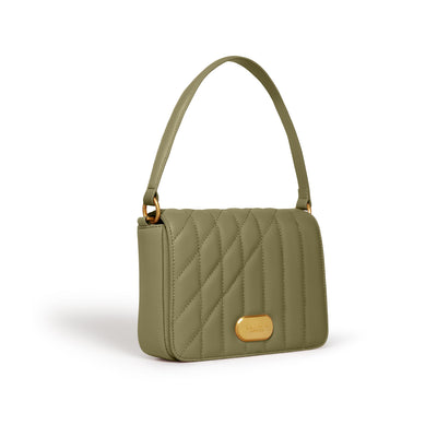 Iris Shoulder Bag in Green-2