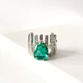 Neela Statement Faceted Jewel Cocktail Ring