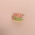 Angel Luxe 18k Gold Plated Wreath Ring
