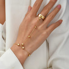 Shahmaran Bracelet Heart Link Chain