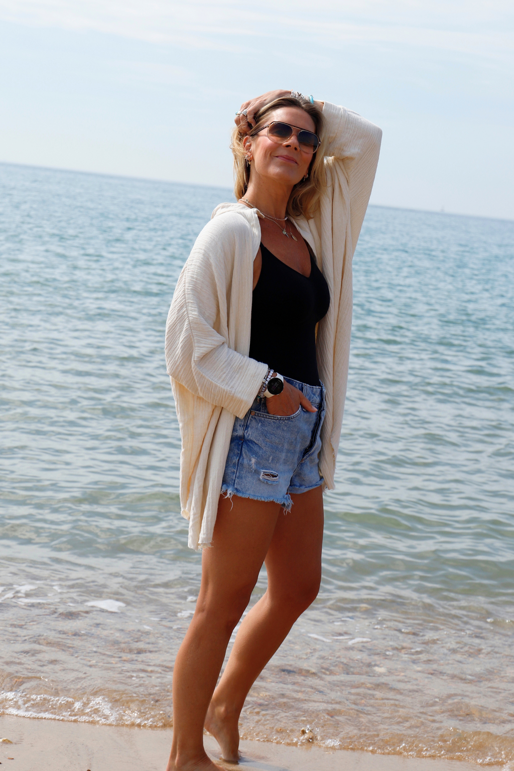 WILD LEOPARD Beach Shirt