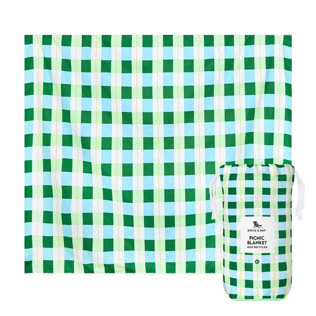 Dock & Bay Picnic Blanket - Apple Tart: Large (170x170cm)